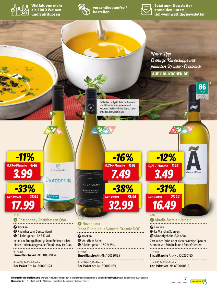 Aktueller Prospekt Lidl - Beste Weine für jeden Anlass - von 30.09 bis 31.10.2021 - strona 7