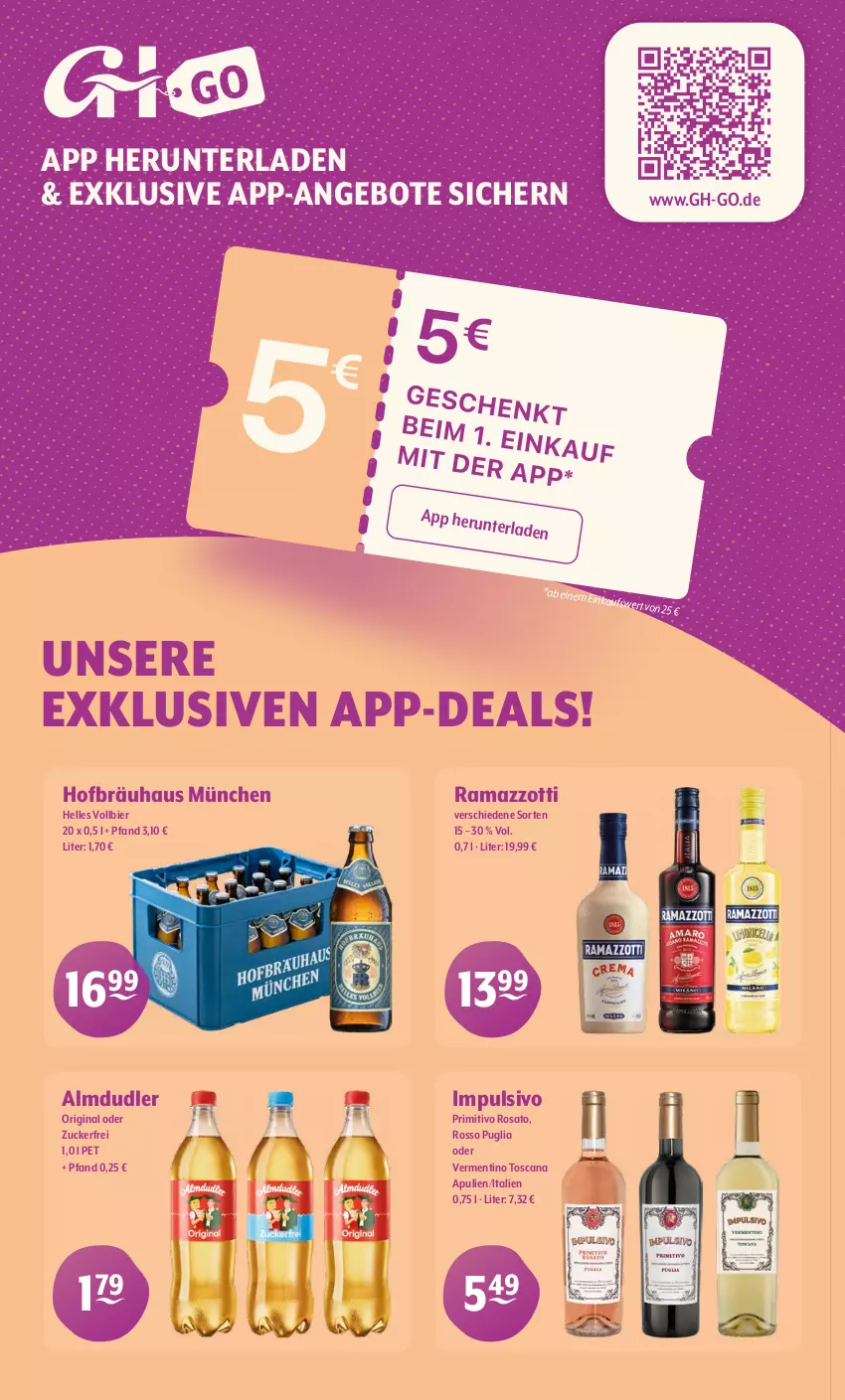 Aktueller Prospekt Getraenke Hoffmann - Prospekte - von 26.01 bis 31.01.2026 - strona 9 - produkty: almdudler, angebot, angebote, bier, elle, gin, primitivo, rama, ramazzott, ramazzotti, rosato, Ti, zott, zucker