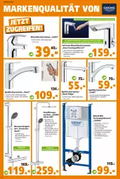 Gazetka promocyjna  - Prospekt für Globus Baumarkt  Achern - Gazetka - ważna od 19.03 do 19.03.2022 - strona 16 - produkty: armatur, batterie, Bau, brause, brauseschlauch, Elektro, handbrause, schlauch, Spültischarmatur, thermostat, Ti, tisch, vita, waschtisch, waschtischarmatur