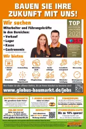 Gazetka promocyjna  - Prospekt für Globus Baumarkt  Achern - Gazetka - ważna od 19.03 do 19.03.2022 - strona 20 - produkty: Aufkleber, Bank, Bau, bestpreis, eis, elle, Gesundheit, kleber, reis, Ti, Tiere, tisch, ZTE