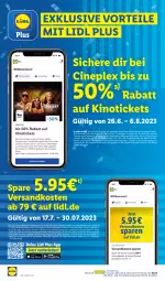 Gazetka promocyjna Lidl - Aktionsprospekt - Gazetka - ważna od 29.07 do 29.07.2023 - strona 22 - produkty: angebot, angebote, cin, eis, erde, gutschein, gutscheine, korb, ndk, reis, Schal, Schale, Sport, Ti, versandkostenfrei
