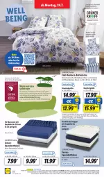 Gazetka promocyjna Lidl - Aktionsprospekt - Gazetka - ważna od 29.07 do 29.07.2023 - strona 34 - produkty: angebot, Bau, baumwolle, bett, bettwäsche, coupon, decke, dell, eis, elle, kissen, matratze, matratzen, Matratzentopper, Mode, ndk, reine baumwolle, reis, renforcé-bettwäsche, Schal, Schale, spannbettlaken, Ti, topper, wolle, ZTE