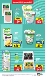 Gazetka promocyjna Lidl - Aktionsprospekt - Gazetka - ważna od 29.07 do 29.07.2023 - strona 5 - produkty: angebot, aufschnitt, bio, coupon, eis, getränk, kokos, kokosnuss, Muffin, muffins, natur, nuss, reis, soja, Ti, ZTE