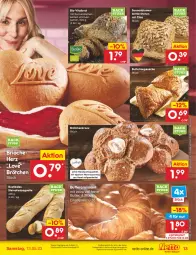 Gazetka promocyjna Netto Marken-Discount - Filial-Angebote - Gazetka - ważna od 13.05 do 13.05.2023 - strona 13 - produkty: angebot, auer, backofen, baguette, bestpreis, bio, blume, blumen, brot, brötchen, butter, chia, Croissant, eis, Kranz, Laugeneck, natur, Ofen, reis, sonnenblume, sonnenblumen, Sonnenblumenkerne, sonnenblumenkernen, steinofen, stube, Ti, vita, ZTE