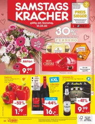 Gazetka promocyjna Netto Marken-Discount - Filial-Angebote - Gazetka - ważna od 13.05 do 13.05.2023 - strona 44 - produkty: angebot, angebote, bestpreis, discount, eis, Holz, kracher, krombache, krombacher, krombacher pils, marken-discount, ndk, paprika, paprika rot, pils, pralinen, reifen, reis, rotwein, Ti, wein, weine, ZTE