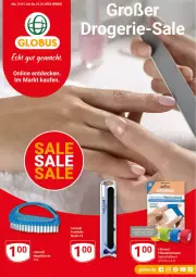 Gazetka promocyjna Globus - Prospekte - Gazetka - ważna od 21.01 do 21.01.2023 - strona 1 - produkty: bürste, decke, pflaster