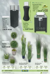 Gazetka promocyjna Metro - Garten und Terrasse - Gazetka - ważna od 07.04 do 07.04.2021 - strona 20 - produkty: abdeckhaube, Bau, blume, blumen, brut, buch, edelstahl, eis, elle, Garten, kerze, Kerzenhalter, reis, Schal, Schale, teller, Ti, topf