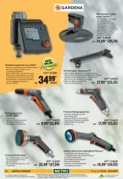 Gazetka promocyjna Metro - Garten und Terrasse - Gazetka - ważna od 07.04 do 07.04.2021 - strona 24 - produkty: aqua, batterie, Bau, blume, blumen, brause, eis, elle, Garten, kräuter, kräutern, pflanze, pflanzen, rasen, Reinigung, reis, Ria, Schal, senf, teller, Ti, Viereckregner, wasser