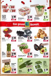 Gazetka promocyjna Kupsch - Angebote der Woche - Gazetka - ważna od 04.06 do 04.06.2022 - strona 3 - produkty: avocado, basilikum, beere, beeren, bio, blattspinat, brombeere, brombeeren, cola, deka, edeka bio, eis, Elan, elle, feldsalat, fleisch, gurke, heidelbeere, heidelbeeren, himbeer, himbeere, himbeeren, kartoffel, kartoffeln, kiwi, Kiwi Gold, LG, melone, paraguayos, pfirsich, pfirsiche, plattpfirsiche, rispentomaten, rucola, salat, Salatgurke, Schal, Schale, spargel, spargel grün, speisekartoffeln, spinat, Ti, tomate, tomaten, topf, wasser, wassermelone, Yo