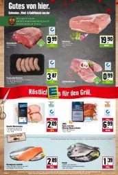 Gazetka promocyjna Kupsch - Angebote der Woche - Gazetka - ważna od 04.06 do 04.06.2022 - strona 4 - produkty: braten, bratwurst, deka, Dorade, eis, filet, fisch, fischtheke, fleisch, grill, grobe bratwurst, hüftsteak, ideal zum grillen, Kalbfleisch, kasseler, lachs, lachsfilet, mac, minutenschnitzel, minutensteaks, natur, reis, rind, rwe, schnitzel, schwein, schweine, steak, steaks, Ti, tisch, wein, weine, wurst, ZTE