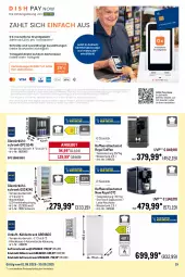 Gazetka promocyjna Metro - Wochen-Angebote Händler - Gazetka - ważna od 13.09 do 13.09.2025 - strona 24 - produkty: ACC, angebot, auto, beleuchtung, Cap, cappuccino, chia, cin, edelstahl, eis, elle, gefrierschrank, Glastür, kaffee, kaffeevollautomat, kühlschrank, latte, latte macchiato, mac, macchiato, Metro, reis, Ria, rwe, Schrank, tasse, teller, Ti, tisch, wasser, wassertank, Zelt