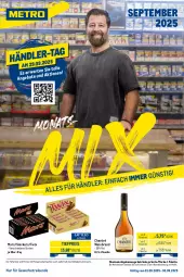 Gazetka promocyjna Metro - Wochen-Angebote Händler - Gazetka - ważna od 13.09 do 13.09.2025 - strona 6 - produkty: angebot, angebote, chantré, eis, flasche, getränk, getränke, mars, Palette, reis, riegel, snickers, Ti, tiefpreis, twix, wein, weinbrand