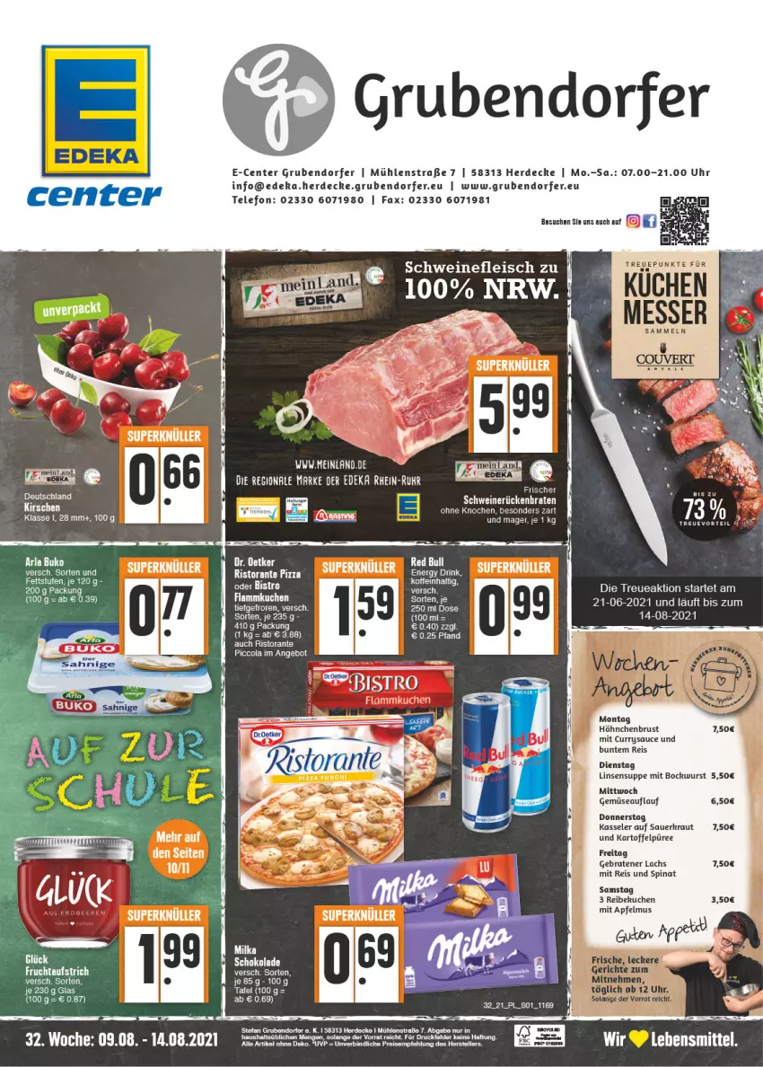 Aktueller Prospekt E Center - Angebote der Woche - von 09.08 bis 14.08.2021 - strona 1