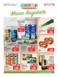 Gazetka promocyjna Feneberg - Prospekte - Gazetka - ważna od 26.11 do 26.11.2022 - strona 1 - produkty: angebot, angebote, Becher, beutel, Blüte, bohne, bohnen, dallmayr, dallmayr prodomo, eis, elle, frischkäse, hafer, haferflocken, haltbare milch, iglo, Käse, kölln, Lauchzwiebel, lauchzwiebeln, lebensmittel, milch, philadelphia, pringles, prodomo, rahm-spinat, reis, ring, spinat, Ti, weihenstephan, ZTE, zwiebel, zwiebeln