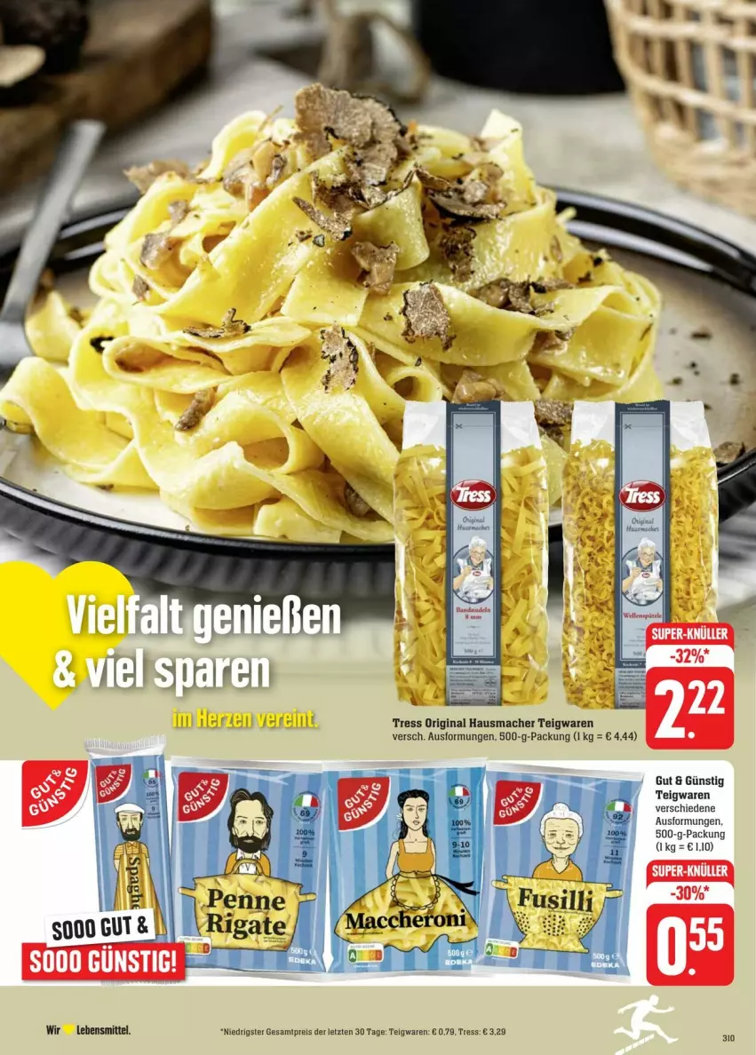 Aktueller Prospekt Edeka - Prospekte - von 27.07 bis 03.08.2024 - strona 20 - produkty: eis, gin, Hausmacher, lebensmittel, mac, reis, teigwaren, Ti, ZTE