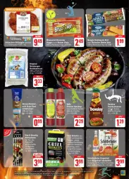 Gazetka promocyjna Edeka - Prospekte - Gazetka - ważna od 03.08 do 03.08.2024 - strona 7 - produkty: Berger, bratwurst, briketts, bruzzzler, develey, eis, ente, gin, Hela, meggle, nürnberger, reis, rostbratwurst, schöfferhofer, Ti, wurst, ZTE