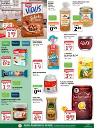 Gazetka promocyjna Globus - Prospekte - Gazetka - ważna od 23.04 do 23.04.2022 - strona 9 - produkty: angebot, angebote, angebotspreis, auer, aufstrich, bio, bohne, bohnen, creme, darbo, darboven, Dr. Oetker, eis, elle, erdnuss, espresso, frucht, fruchtaufstrich, jacobs, Jacobs Gold, kaffee, löslicher kaffee, mais, malz, meersalz, müsli, natur, natura, nuss, nuss-nougat-creme, oder espresso, reis, riegel, sahne, salz, sandwich, Ti, tiefst-preis, trauben, vita, vitalis, vitalis müsli, waffeln, zucker