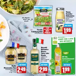 Gazetka promocyjna Hit - Prospekte - Gazetka - ważna od 08.04 do 08.04.2023 - strona 15 - produkty: balsam, balsamico, balsamico bianco, bio, blume, blumen, blumenöl, eis, elle, flasche, florette, gin, hollandaise, maille, mayonnaise, Mode, reis, rosato, sonnenblume, sonnenblumen, sonnenblumenöl, thomy, Ti, Tipi, Yo