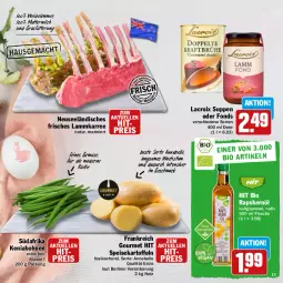 Gazetka promocyjna Hit - Prospekte - Gazetka - ważna od 08.04 do 08.04.2023 - strona 17 - produkty: berliner, bio, bohne, bohnen, eis, elle, flasche, kartoffel, kartoffeln, küche, lamm, mac, milch, Mode, natur, reis, speisekartoffeln, suppe, suppen, Ti