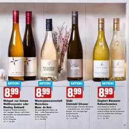Gazetka promocyjna Hit - Prospekte - Gazetka - ważna od 08.04 do 08.04.2023 - strona 27 - produkty: Bad, Bau, burgunder, edelstahl, flasche, kabinett, kräuter, merl, rebsortenweine, riesling, saft, silvaner, Spezi, Ti, wein, weine, Weißburgunder