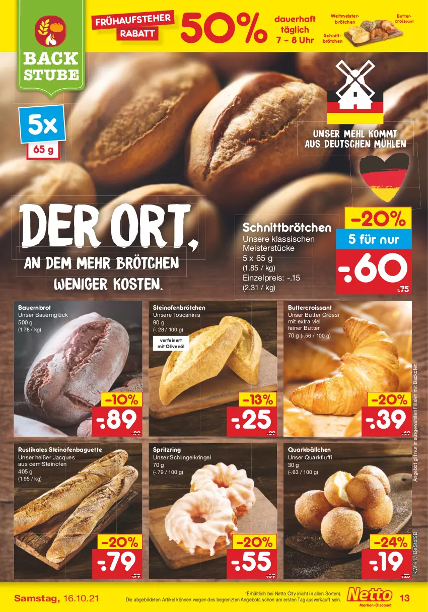 Aktueller Prospekt Netto Marken-Discount - Filial Angebote - von 11.10 bis 16.10.2021 - strona 13