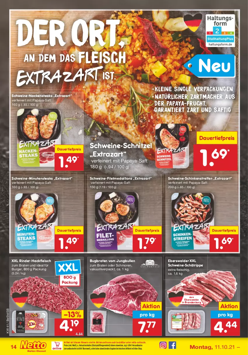 Aktueller Prospekt Netto Marken-Discount - Filial Angebote - von 11.10 bis 16.10.2021 - strona 14