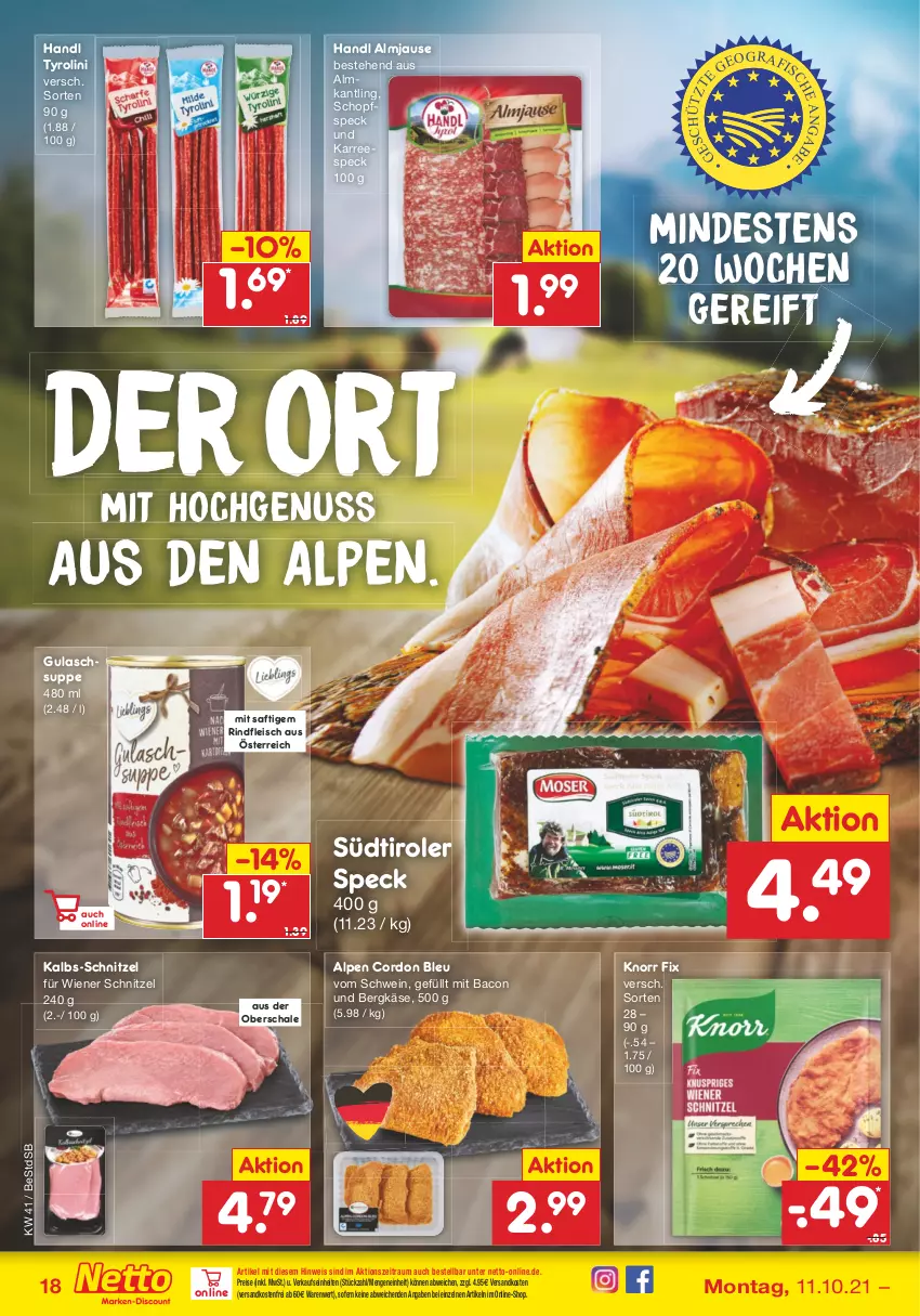 Aktueller Prospekt Netto Marken-Discount - Filial Angebote - von 11.10 bis 16.10.2021 - strona 18