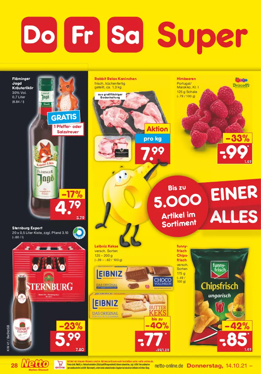 Aktueller Prospekt Netto Marken-Discount - Filial Angebote - von 11.10 bis 16.10.2021 - strona 28