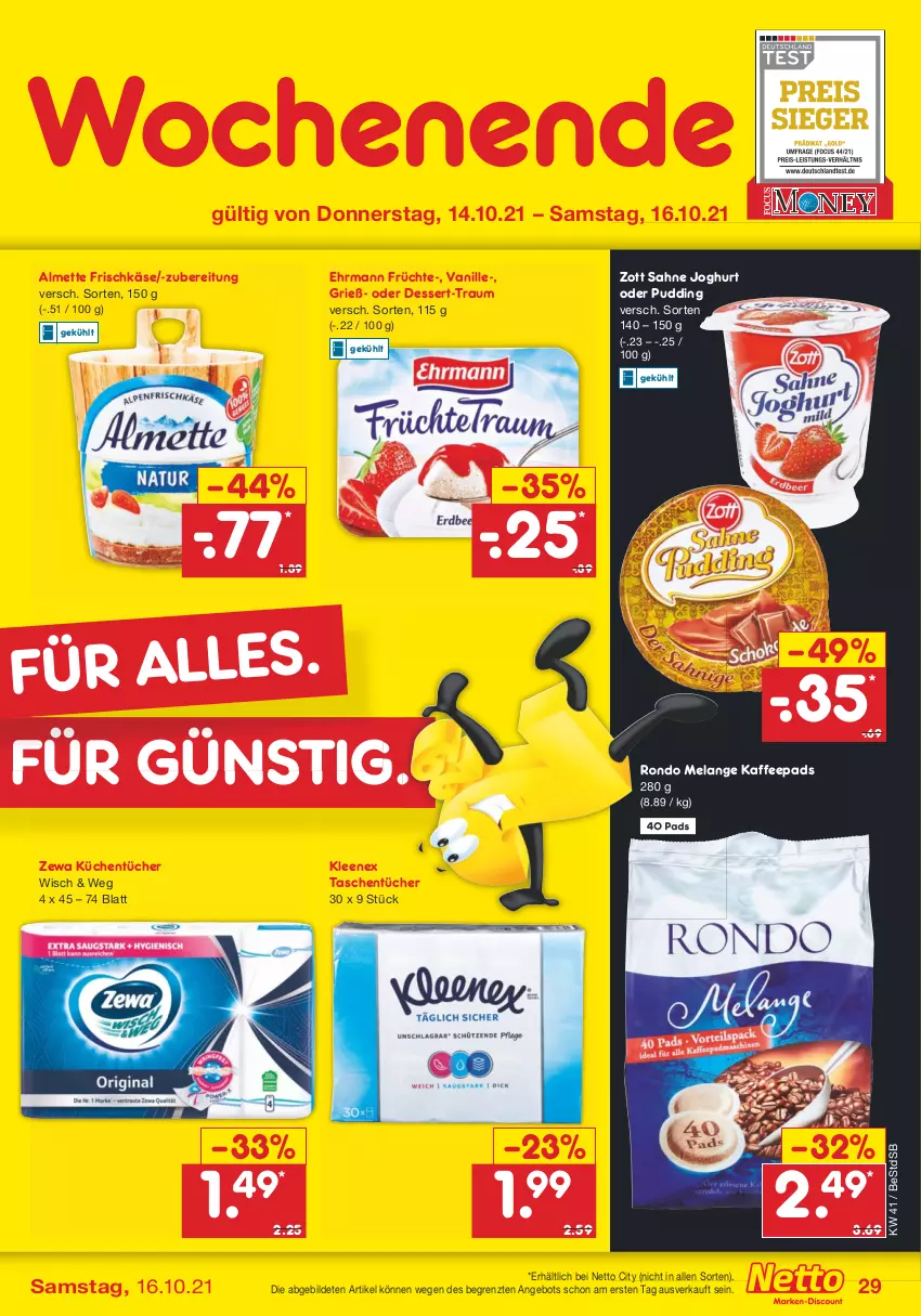 Aktueller Prospekt Netto Marken-Discount - Filial Angebote - von 11.10 bis 16.10.2021 - strona 29