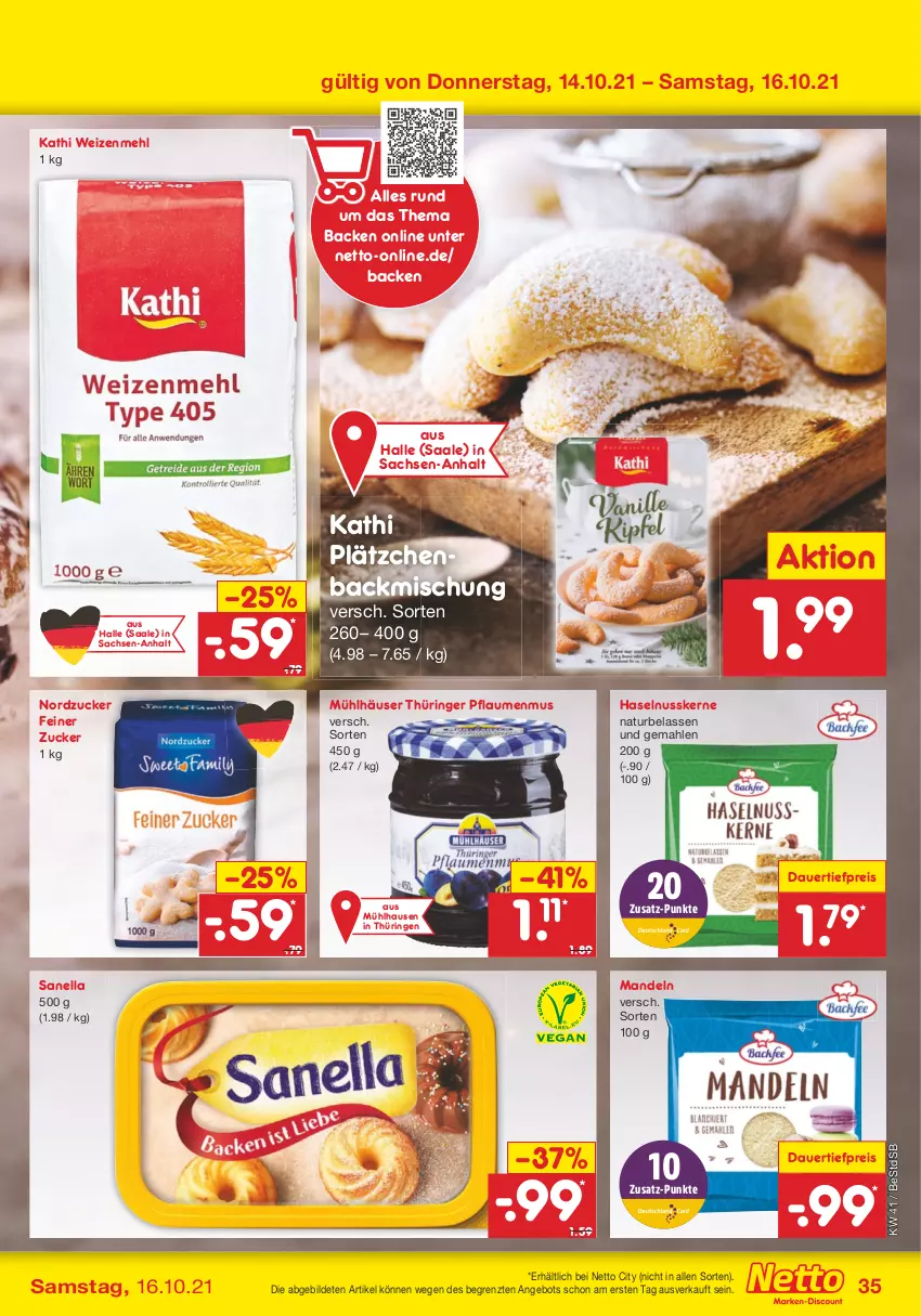 Aktueller Prospekt Netto Marken-Discount - Filial Angebote - von 11.10 bis 16.10.2021 - strona 35