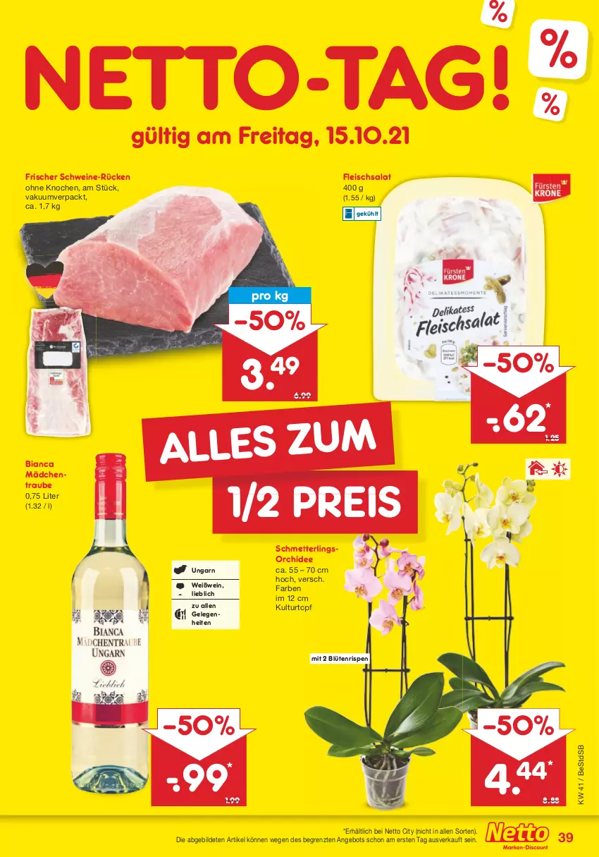 Aktueller Prospekt Netto Marken-Discount - Filial Angebote - von 11.10 bis 16.10.2021 - strona 39