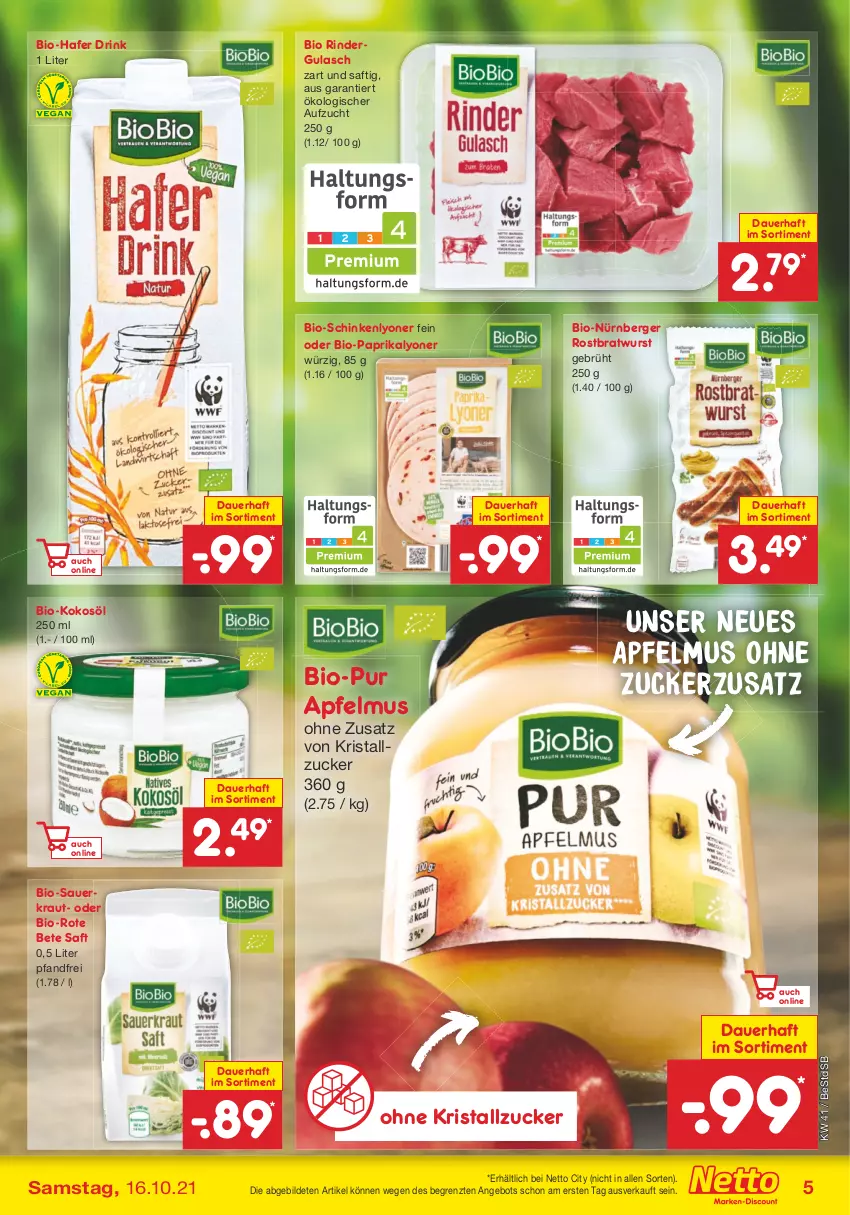 Aktueller Prospekt Netto Marken-Discount - Filial Angebote - von 11.10 bis 16.10.2021 - strona 5