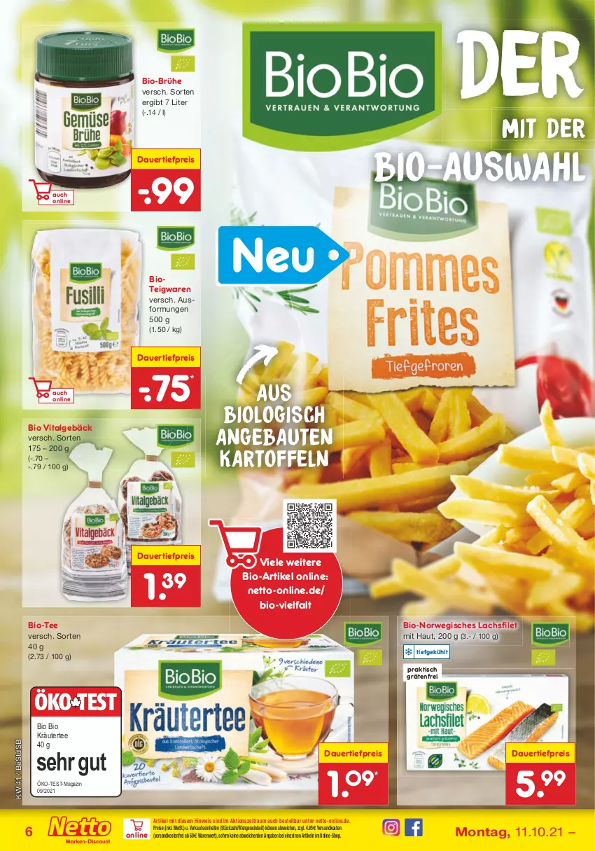 Aktueller Prospekt Netto Marken-Discount - Filial Angebote - von 11.10 bis 16.10.2021 - strona 6