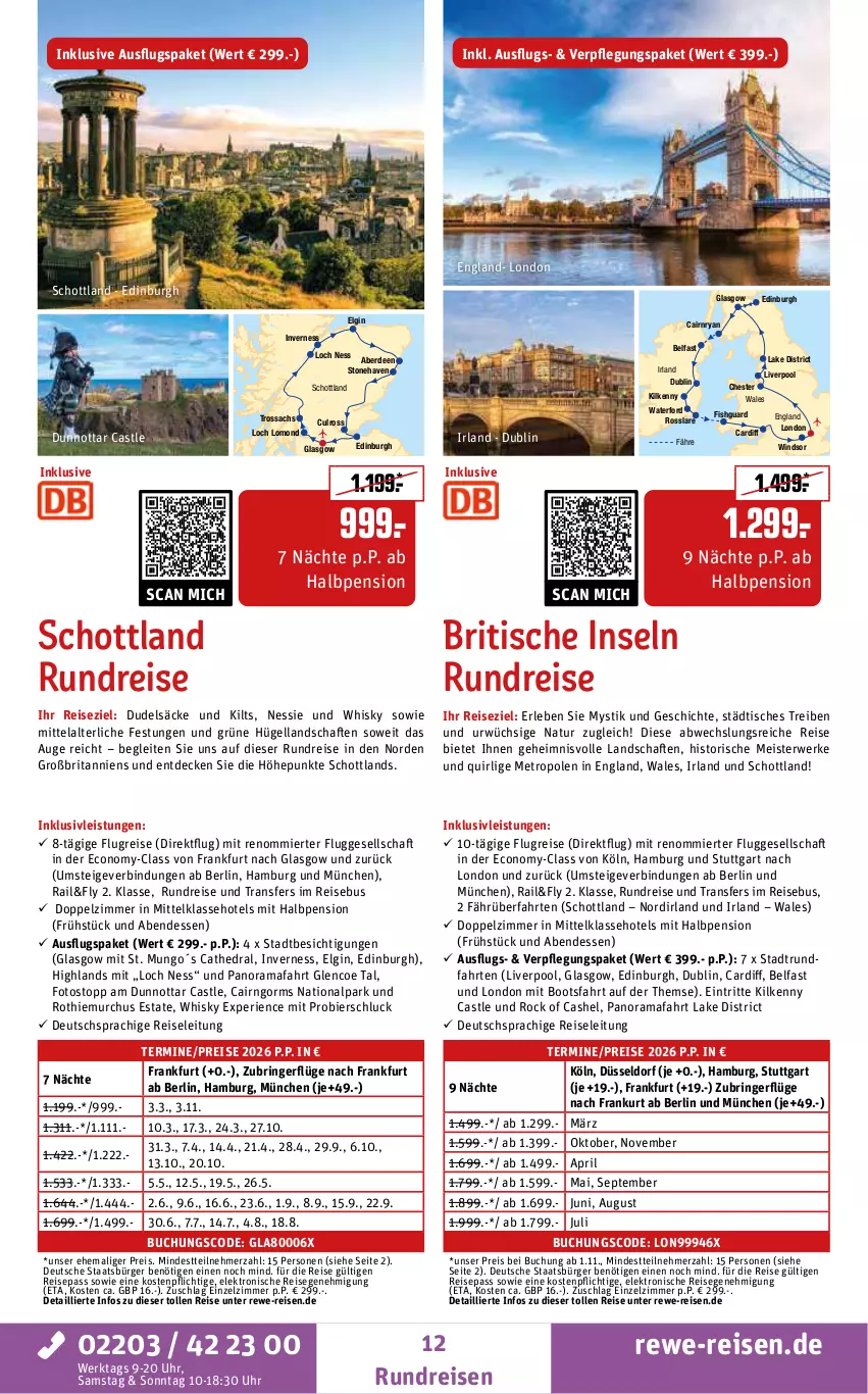 Aktueller Prospekt Rewe Reisen - Reiseprospekt - von 24.09 bis 31.10.2025 - strona 12 - produkty: bier, brita, buch, decke, deutschsprachige reiseleitung, eis, Elektro, erde, gin, inklusivleistungen, Kilkenny, lenco, LG, Meister, Metro, natur, Nordsee, pool, pril, rama, reis, ring, rwe, sac, schott, Ti, tisch, uhr, whisky