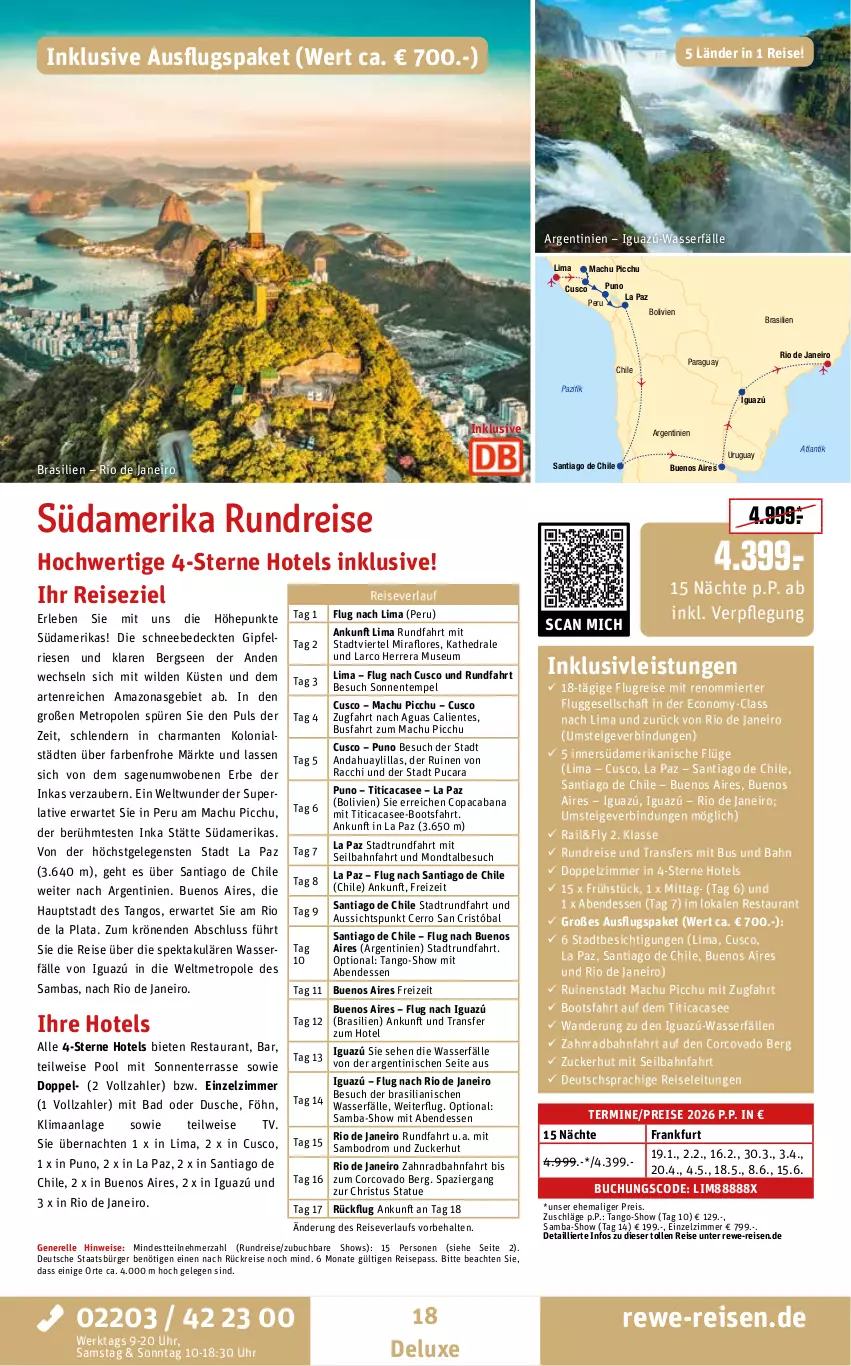 Aktueller Prospekt Rewe Reisen - Reiseprospekt - von 24.09 bis 31.10.2025 - strona 18 - produkty: ACC, Bad, buch, deutschsprachige reiseleitung, dusche, eis, elle, ente, harman, inklusivleistungen, mac, Metro, perla, pool, reis, reiseverlauf, rel, Ti, uhr, wasser, Wild, zucker