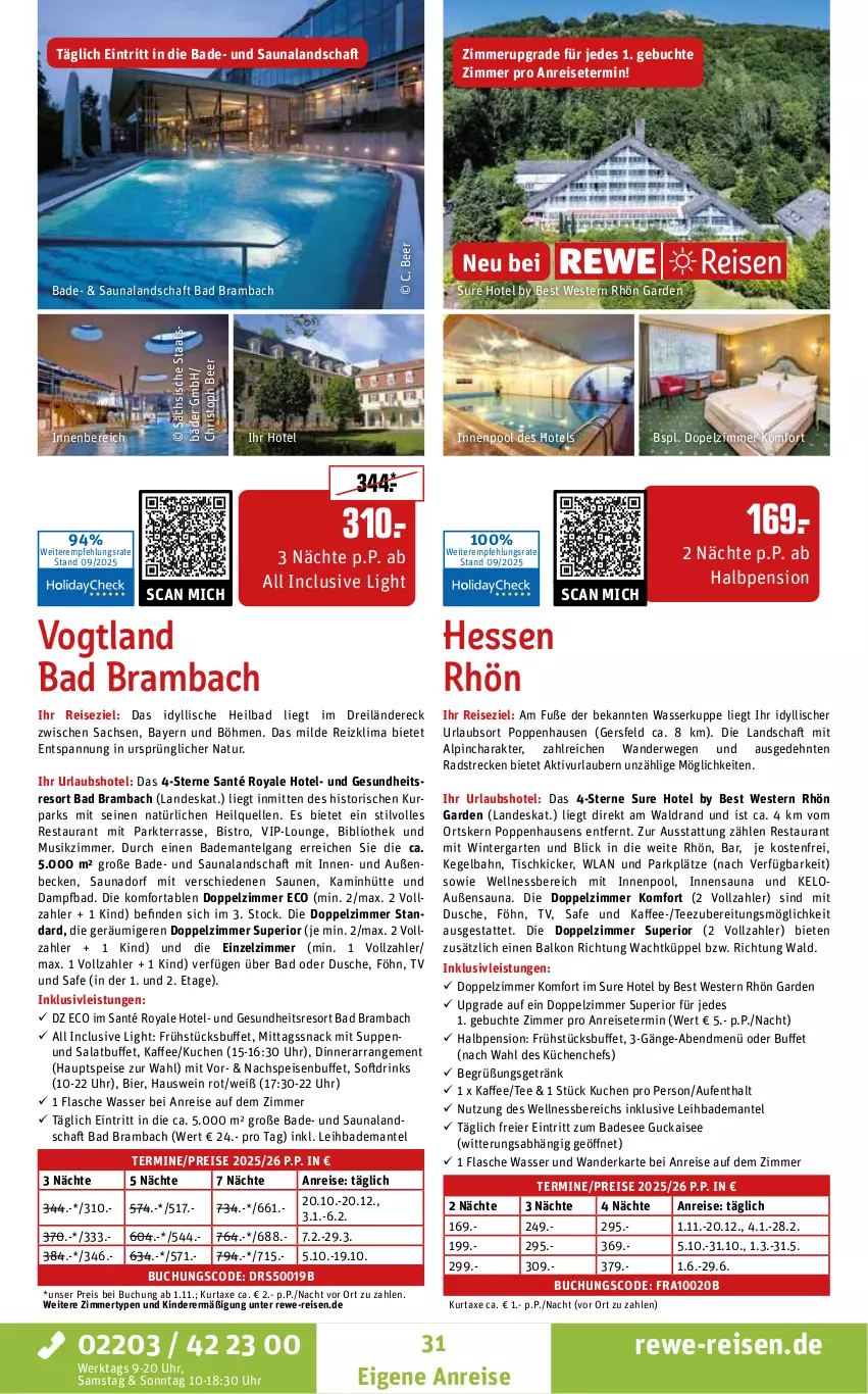 Aktueller Prospekt Rewe Reisen - Reiseprospekt - von 24.09 bis 31.10.2025 - strona 31 - produkty: axe, Bad, Bademantel, bier, buch, drink, drinks, dusche, eier, eis, elle, flasche, Garten, Gesundheit, getränk, inklusivleistungen, innenpool, kaffee, Kamin, Kinder, küche, Küchen, kuchen, kurtaxe, LG, Mantel, natur, pool, Popp, reis, rwe, sac, salat, snack, suppe, suppen, tee, Ti, tisch, uhr, wasser, wein, wellnessbereich, Weste