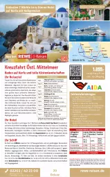 Gazetka promocyjna Rewe Reisen - Reiseprospekt - Gazetka - ważna od 31.10 do 31.10.2025 - strona 20 - produkty: Bad, balkonkabine, ball, bett, Betten, body, buch, dusche, eis, elle, erde, fenster, Garten, getränk, getränke, gin, Glastür, inklusivleistungen, kühlschrank, lion, meerblickkabine, natur, Persona, pool, reis, reiseverlauf, rel, rezept, ring, rum, Schrank, Sport, steak, Sushi, Ti, tisch, uhr