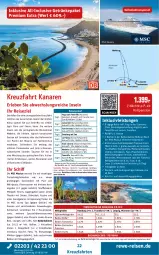 Gazetka promocyjna Rewe Reisen - Reiseprospekt - Gazetka - ważna od 31.10 do 31.10.2025 - strona 22 - produkty: alkohol, alkoholische getränke, Alwa, angebot, angebote, asti, balkonkabine, bett, Betten, bier, Biere, blume, blumen, Brei, buch, champagne, champagner, cocktail, cocktails, decke, drink, drinks, dusche, eis, elle, ente, fanta, flasche, frucht, fruchtsäfte, getränk, getränke, gin, inklusivleistungen, kreuzfahrten, leine, likör, mineralwasser, Persona, pool, reis, reiseverlauf, rel, Ria, säfte, Spezi, spirituosen, Thea, Ti, tisch, uhr, wasser, wein, Whirlpool