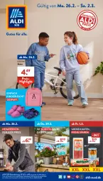 Gazetka promocyjna AldiSud - IN ZWEI WOCHEN - Gazetka - ważna od 02.03 do 02.03.2024 - strona 1 - produkty: aldi, auto, eis, Garten, jeans, Kinder, reis, Ti