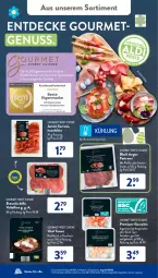 Gazetka promocyjna AldiSud - IN ZWEI WOCHEN - Gazetka - ważna od 02.03 do 02.03.2024 - strona 27 - produkty: aldi, aqua, Astra, Bresaola, decke, dell, eis, ente, fisch, fleisch, garnelen, gewürz, jamón serrano, lack, nuss, pastrami, pfeffer, reis, resa, rind, rindfleisch, sauce, serrano, Spezi, thunfisch, Ti