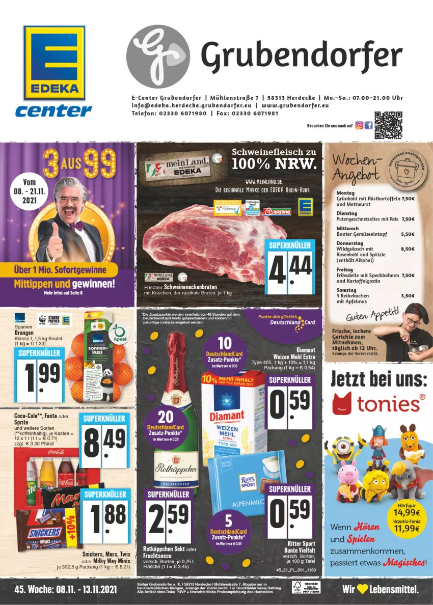 Aktueller Prospekt E Center - Angebote der Woche - von 08.11 bis 13.11.2021 - strona 1