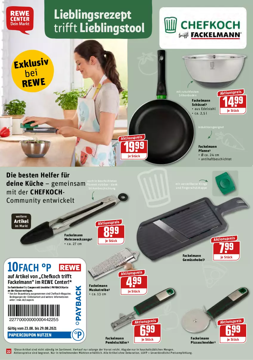 Aktueller Prospekt Rewe - Prospekte - von 23.08 bis 29.08.2021 - strona 22