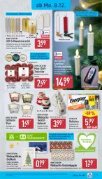 Gazetka promocyjna Aldi Nord - Von Montag - Gazetka - ważna od 13.12 do 13.12.2025 - strona 17 - produkty: auer, batterie, batterien, Bau, Baumkerzen, beere, dell, Duftkerze, Duftteelichte, eis, elle, energizer, ente, fernbedienung, Geschenkpapier, gin, kerze, Kinder, lack, Lacke, Mode, papier, reis, Ria, tee, Teelicht, teelichte, teelichthalter, Ti, timer, vanille, ZTE