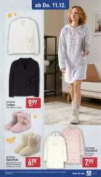Gazetka promocyjna Aldi Nord - Von Montag - Gazetka - ważna od 13.12 do 13.12.2025 - strona 25 - produkty: Cardigan, gin, Hausschuhe, kleid, Plüsch, Plüschkleid, Ria, schuhe, Ti, up2fashion, ZTE