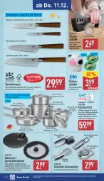 Gazetka promocyjna Aldi Nord - Von Montag - Gazetka - ważna od 13.12 do 13.12.2025 - strona 26 - produkty: aldi, buch, Crofton, decke, Deckel, dell, Dosenöffner, edelstahl, eier, eis, elle, gin, herdarten, Holz, HP, knoblauch, Knoblauchpresse, Kochtopf, küche, Küchen, Küchenhelfer, LG, messer, Mode, pfanne, pfannen, Pfau, Ria, Spritzschutz, spülmaschinen, Ti, topf, topf-set, ZTE
