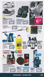 Gazetka promocyjna Netto - Woche 21 - Gazetka - ważna od 27.05 do 27.05.2023 - strona 19 - produkty: asti, auto, benzinkanister, bürste, bürsten, eimer, eis, fanta, felgen, fenster, Glasreiniger, hochdruckreiniger, Kinder, Kindersitz, LG, mikrofaser, reiniger, Reinigung, Ria, Scheibenreiniger, schwamm, shampoo, Sitzerhöhung, Teleskop, Ti, topf, tuc