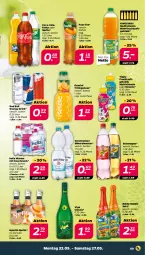 Gazetka promocyjna Netto - Woche 21 - Gazetka - ważna od 27.05 do 27.05.2023 - strona 9 - produkty: Alwa, coca-cola, cola, drink, energy drink, fanta, fanta oder, fanta oder sprite, flasche, frucht, fruchtsaft, fruchtsaftgetränk, fuze tea, gerolsteine, gerolsteiner, getränk, granini, gsw, hella, kirsch, kirsche, mac, mineralwasser, nuss, oder sprite, red bull, robby, saft, schweppes, sekt, sprite, steiner, Ti, vita, wasser