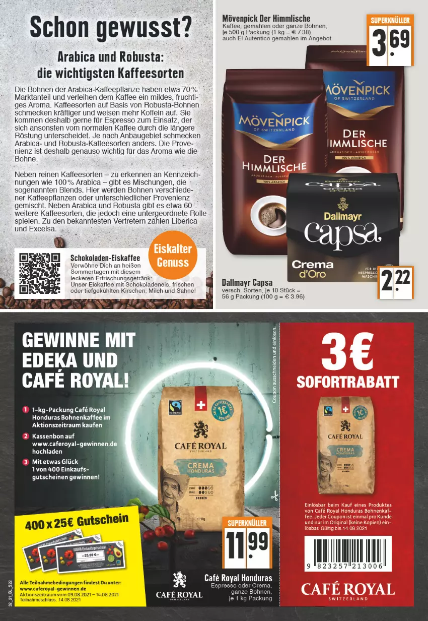 Aktueller Prospekt Edeka - Angebote der Woche - von 09.08 bis 14.08.2021 - strona 22