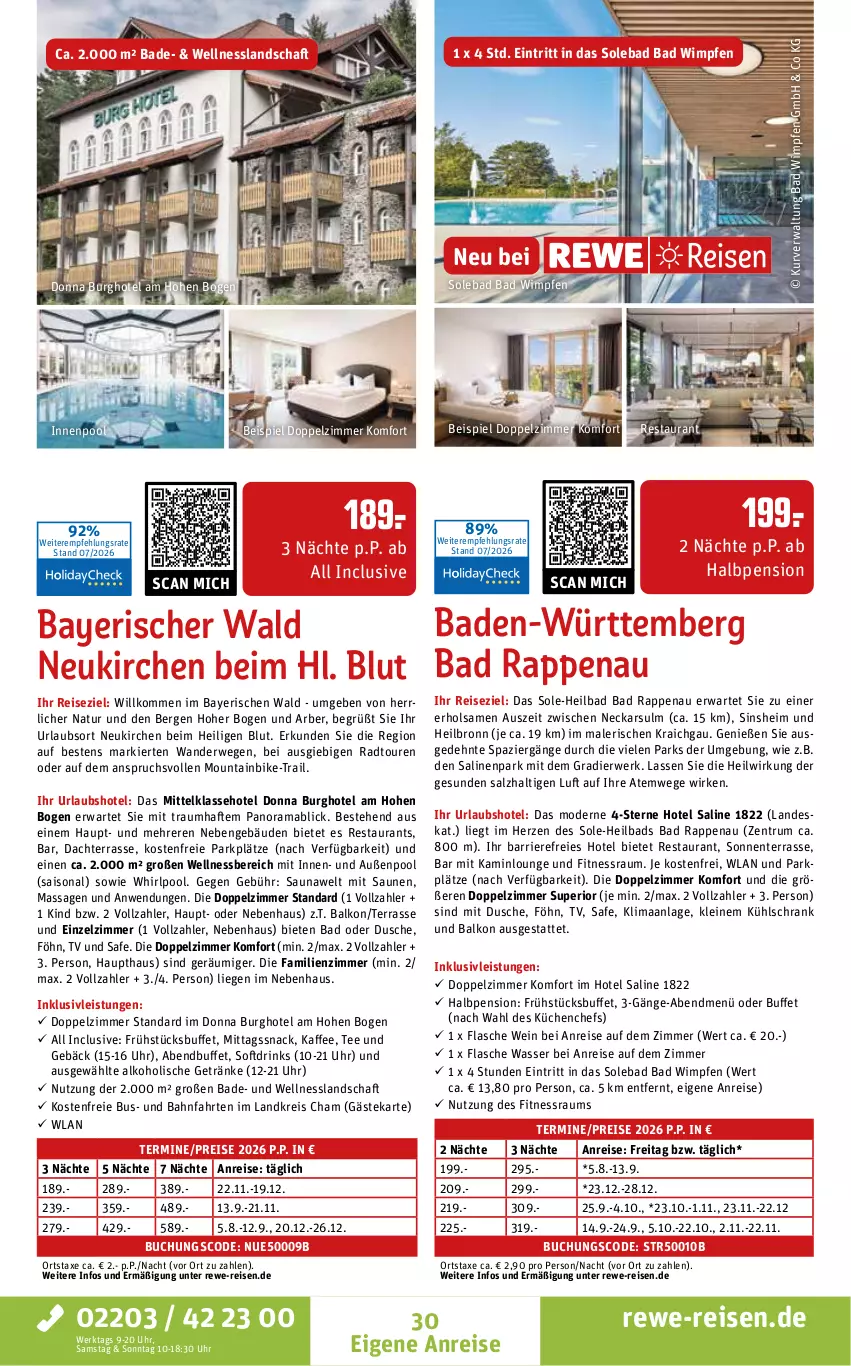 Aktueller Prospekt Rewe Reisen - Reiseprospekt - von 31.07 bis 28.08.2026 - strona 30 - produkty: alkohol, alkoholische getränke, axe, Bad, buch, drink, drinks, dusche, eis, ente, flasche, getränk, getränke, inklusivleistungen, innenpool, kaffee, Kamin, küche, Küchen, kühlschrank, leine, Liege, mab, Mode, Mountainbike, natur, ndk, pool, rama, reis, rum, rwe, salz, Schrank, snack, tee, Ti, uhr, wasser, wein, wellnessbereich, Whirlpool