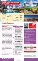 Gazetka promocyjna Rewe Reisen - Reiseprospekt - Gazetka - ważna od 28.08 do 28.08.2026 - strona 12 - produkty: Bad, buch, Columbia, decke, deutschsprachige reiseleitung, dusche, eis, Elektro, elle, ente, erde, Heu, inklusivleistungen, Kingston, LG, Liege, Metro, natur, pflanze, pflanzen, reis, reiseverlauf, rel, SANTE, Ti, tisch, uhr, wasser, Weste, Wild, Yo